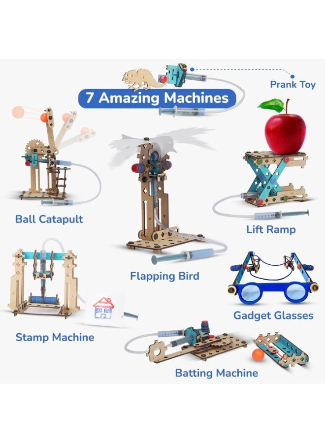 سمارتيفيتي مجموعة سمارتيفيتي 7 في 1 متعددة الاستخدامات، لعبة هيدروليكية تعليمية ممتعة للأطفال من 6 إلى 12 عامًا، هدية مثالية لأعياد الميلاد أو مناسبات أخرى للأولاد والبنات من عمر 6 إلى 12 عامًا، لعبة علمية، لعبة أنشطة تعليمية - Image 2